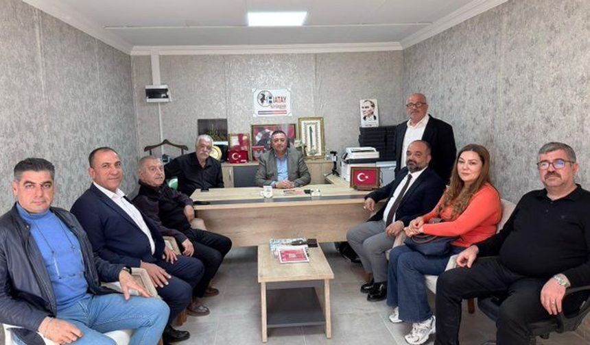 İYİ Parti Heyetinden Hatay Gazeteciler Birliği’ne Ziyaret