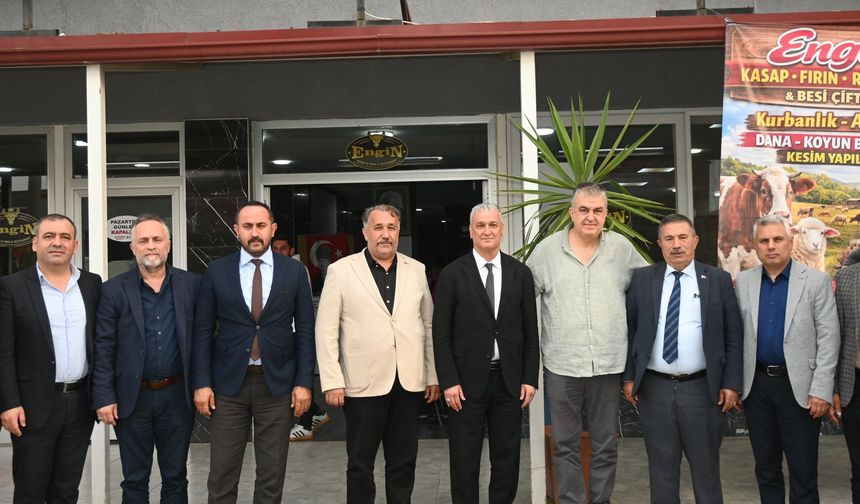 MHP Teşkilatlarından Kasaplar Odası’na Hayırlı Olsun Ziyareti