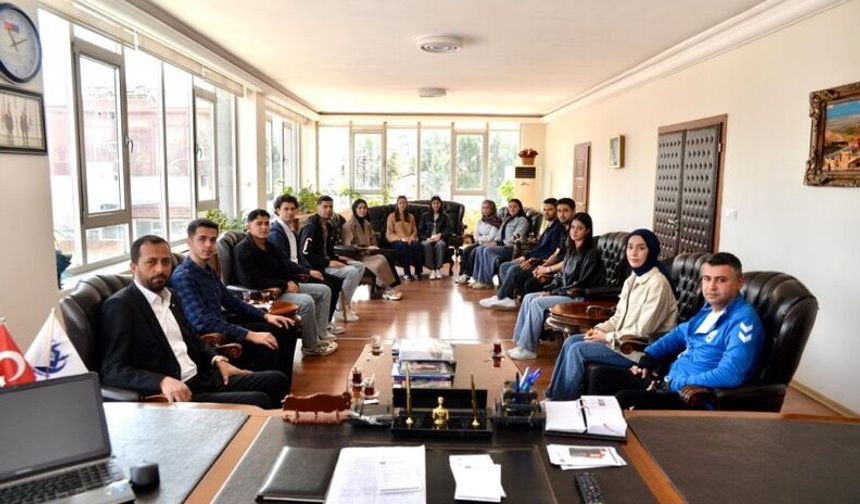 POMEM ve PMYO Öğrencileri Yayladağı Belediyesi’nde Ağırladı