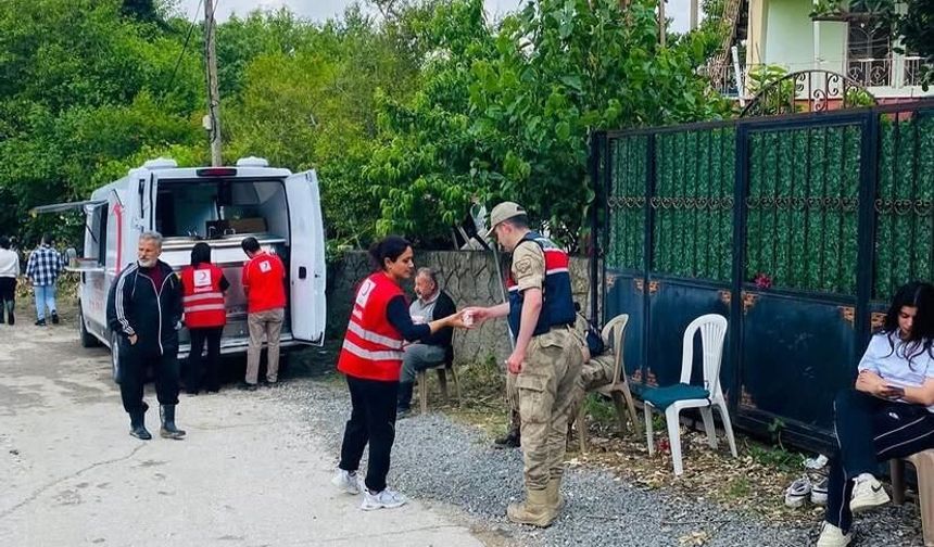 Kızılay’dan Yağış Mağdurlarına Yardım Eli