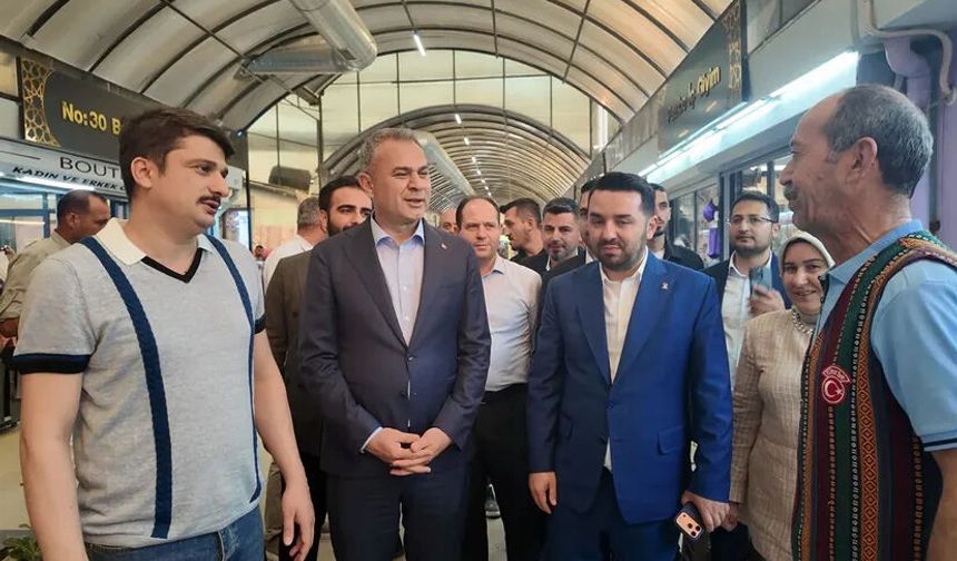 Uzun Çarşı’da Esnaf Ziyareti