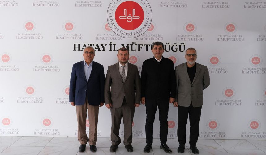 Mustafa Erdoğan’dan İl Müftüsüne Hayırlı Olsun Ziyareti