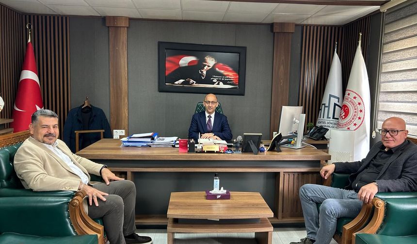 AK Parti Defne İlçe Başkanlığından Çevre Şehircilik İl Müdürlüğüne Ziyaret