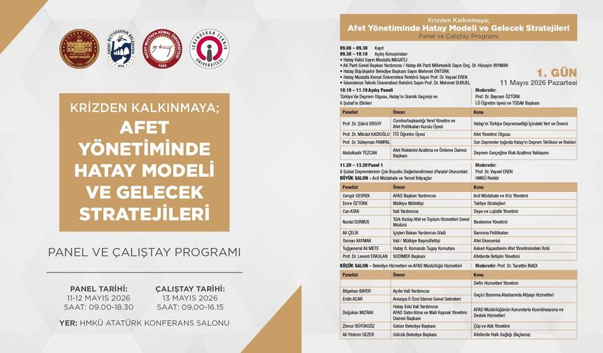 Hatay’ın Geleceği İçin Ortak Akıl Buluşması