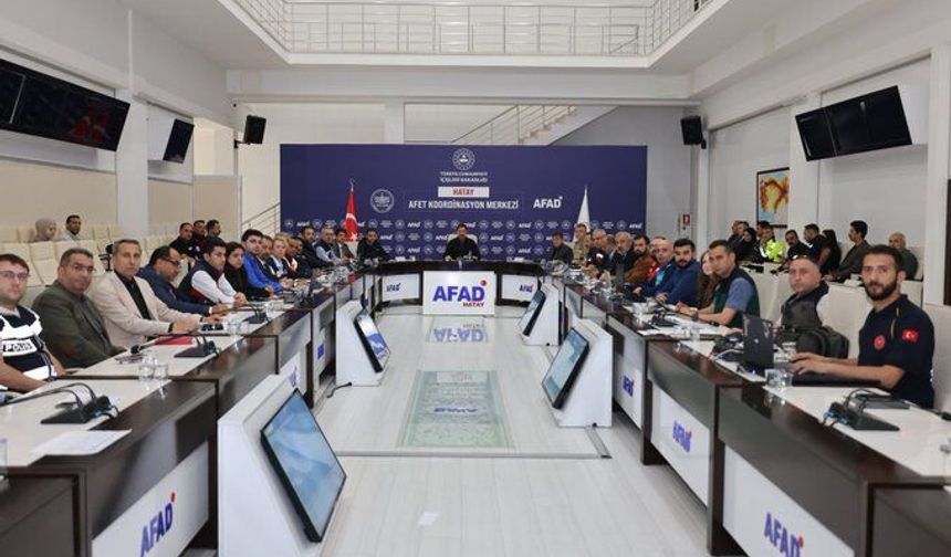 AFAD Kriz Masası Toplandı!