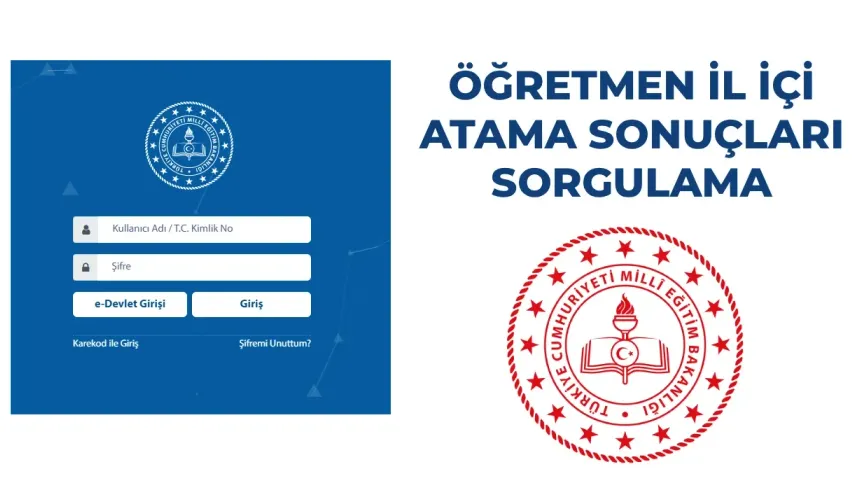 MEB İl İçi Atama Sonuçları Açıklandı!