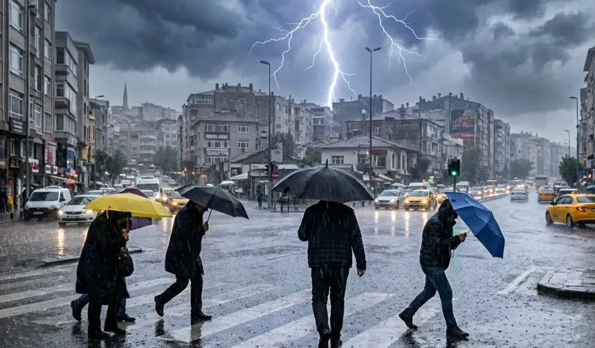 Türkiye Genelinde Sağanak Alarmı!