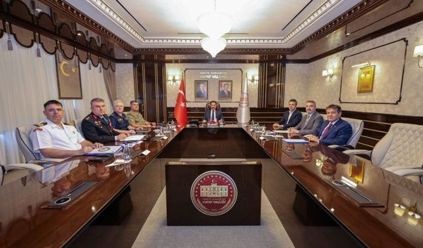 Vali Masatlı Başkanlığında Asayiş ve Güvenlik Toplantısı Yapıldı