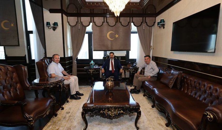 Vali Masatlı, Havza Belediye Başkanı Murat İkiz’i Ağırladı