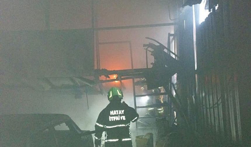Antakya’da İş Yeri Yangını!