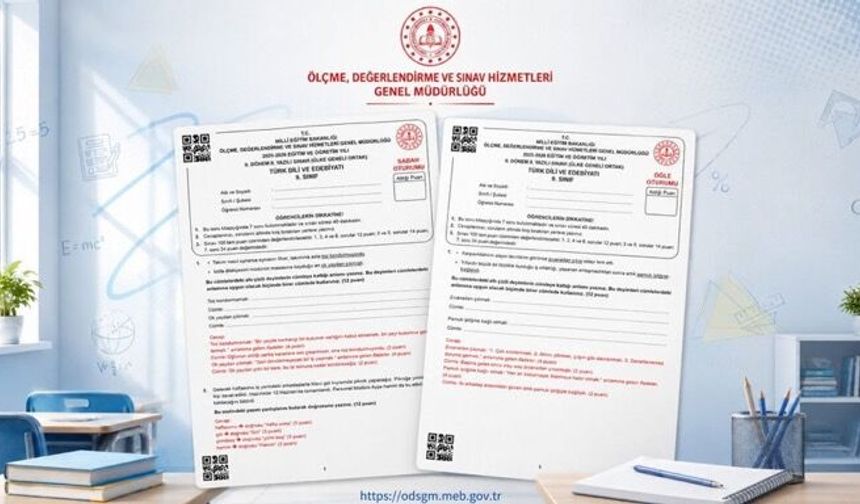Ortak Yazılı Sınav Türkiye Genelinde Eş Zamanlı Yapıldı