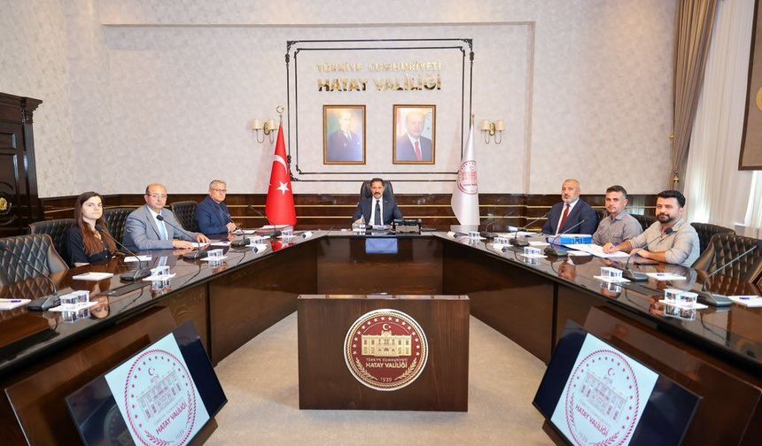Hatay’da Yatırımlar Değerlendirme Toplantısı