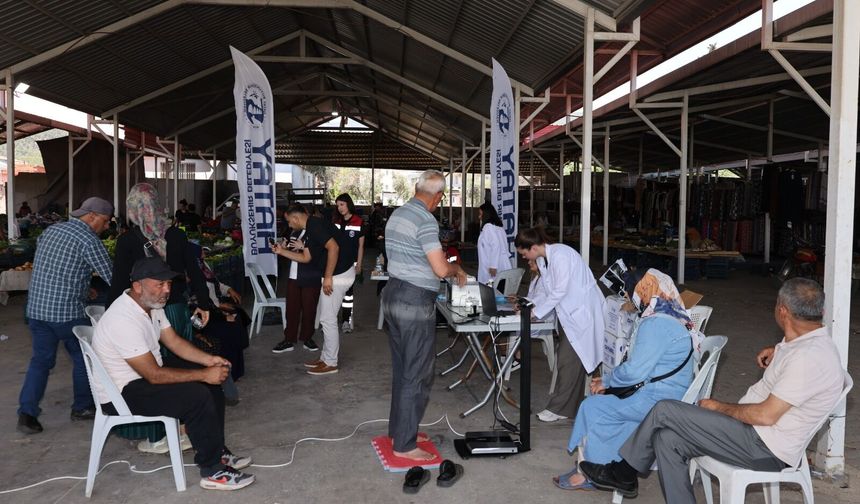 Büyükşehirden Hassa'da ücretsiz sağlık taraması!