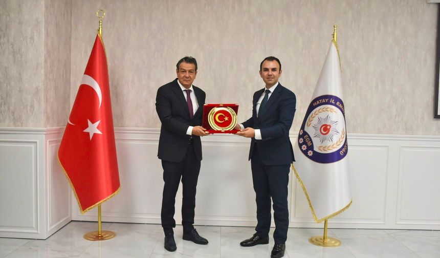 Hatay Emniyeti’nden Vali Yardımcısı Topaloğlu ve Başsavcı Avcı’ya Veda