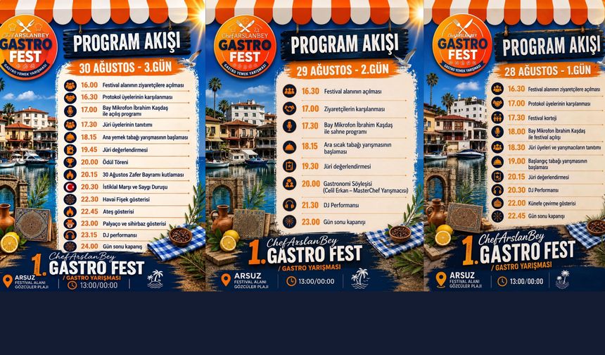 Arsuz’da Gastro Fest Heyecanı!