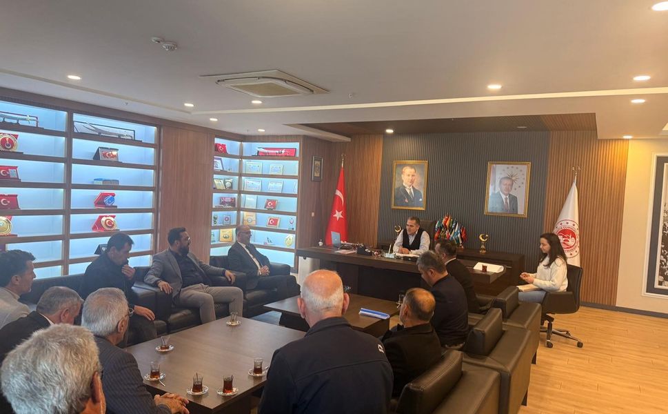 Amanoslu Muhtarlardan Antakya Kaymakamlığı’na Ziyaret