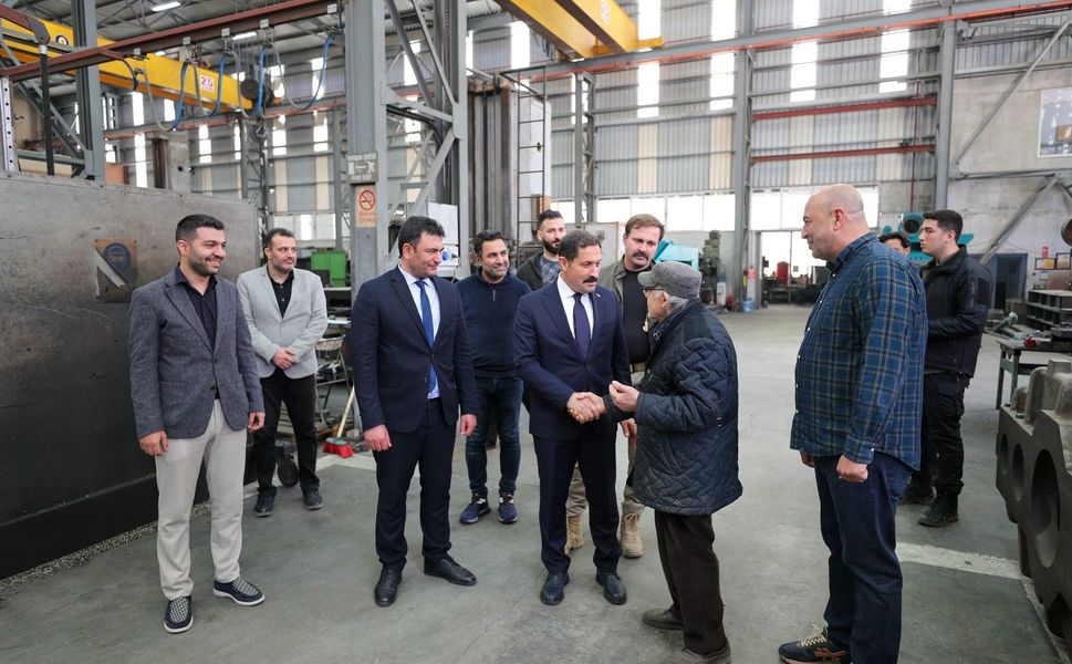 Hatay Valisi Masatlı, Pres Makine Sanayi’yi Ziyaret Etti