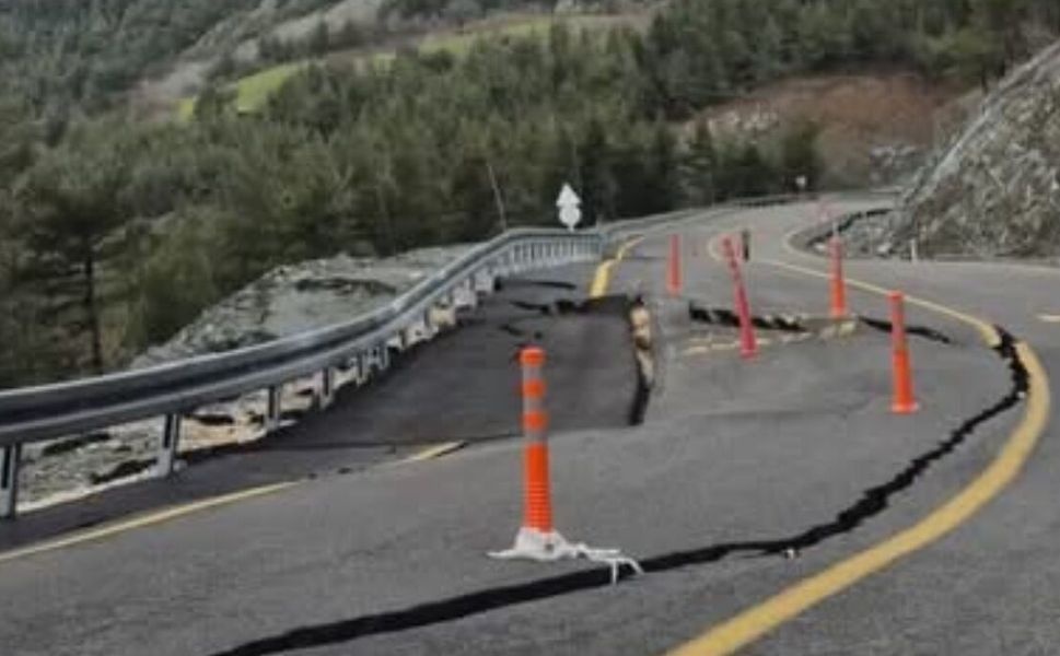 Serinyol–Madenli Yolu Çöktü, Ulaşım Durdu