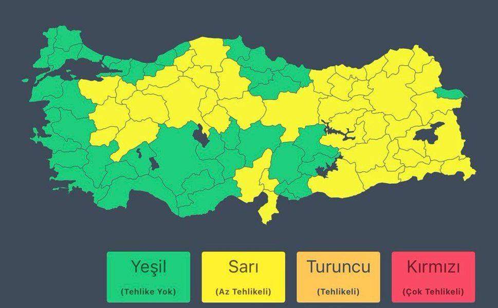 Meteoroloji’den Kuvvetli Yağış ve Kar Uyarısı