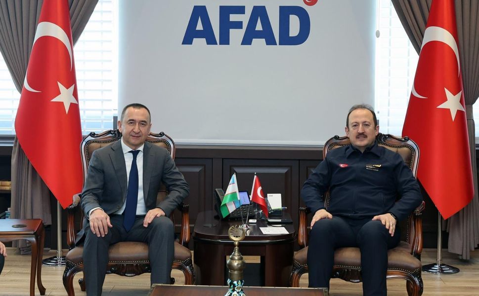 AFAD’da Türkiye–Özbekistan Afet İş Birliği Görüşmesi