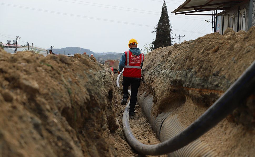 Samandağ’da İçme Suyu Projesinde Yüzde 88 Tamamlandı