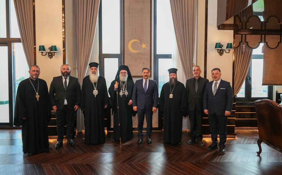 Vali Masatlı, Patrik X. Yuhanna Yazıcı’yı Ağırladı