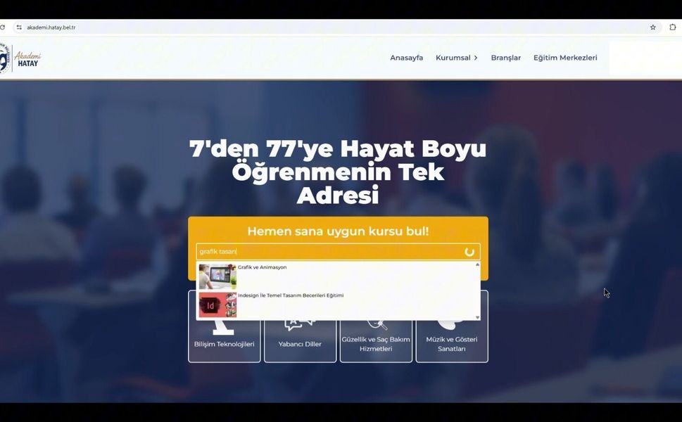 Akademi Hatay Dijitalde Hizmete Açıldı!