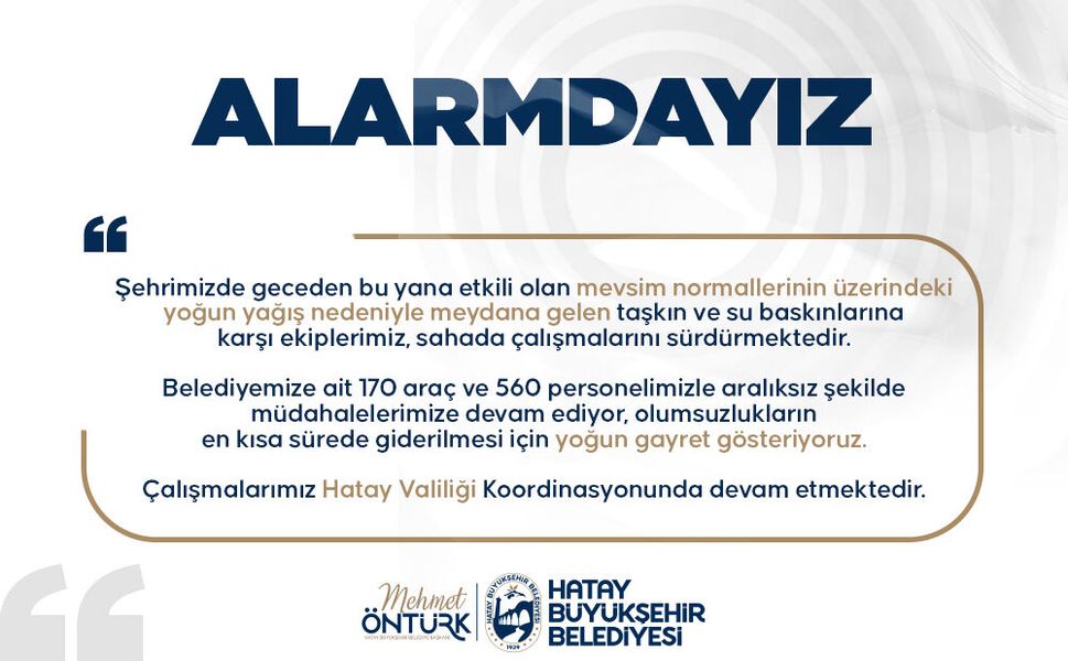 Belediye ve Valilikten Ortak Koordinasyonla Tahliye Çalışmaları