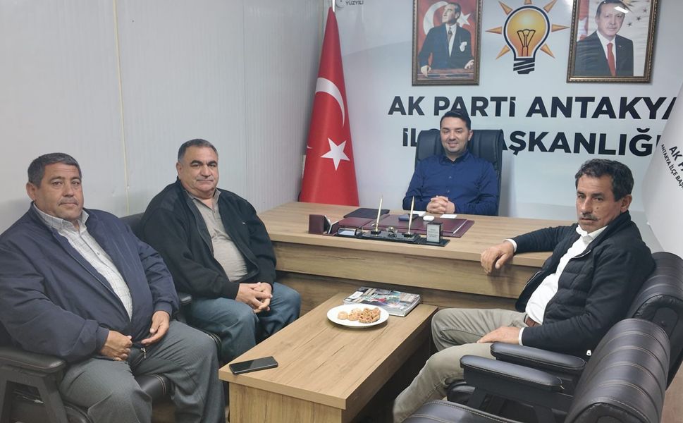 AK Parti Antakya İlçe Başkanlığı’nda Yoğun Ziyaret Trafiği