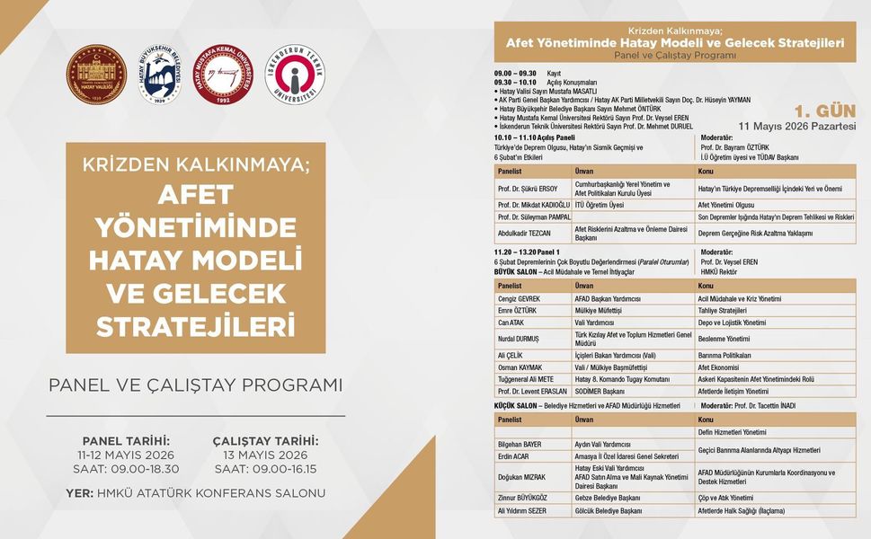 Hatay’ın Geleceği İçin Ortak Akıl Buluşması