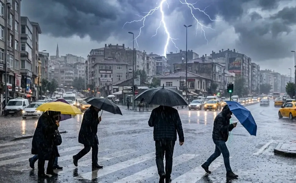 Türkiye Genelinde Sağanak Alarmı!