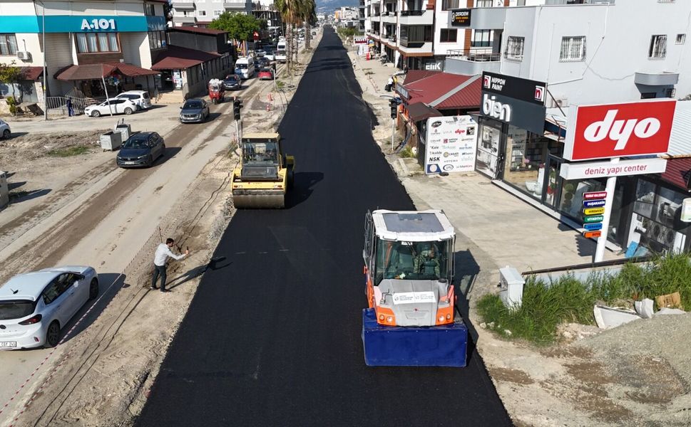 Arsuz Karaağaç’ta Prestij Cadde Projesi Devam Ediyor