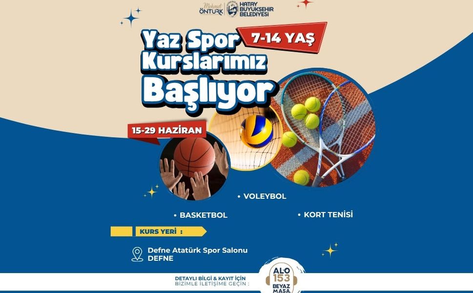 HBB Yaz Spor Kursları İçin Kayıtlar Başladı