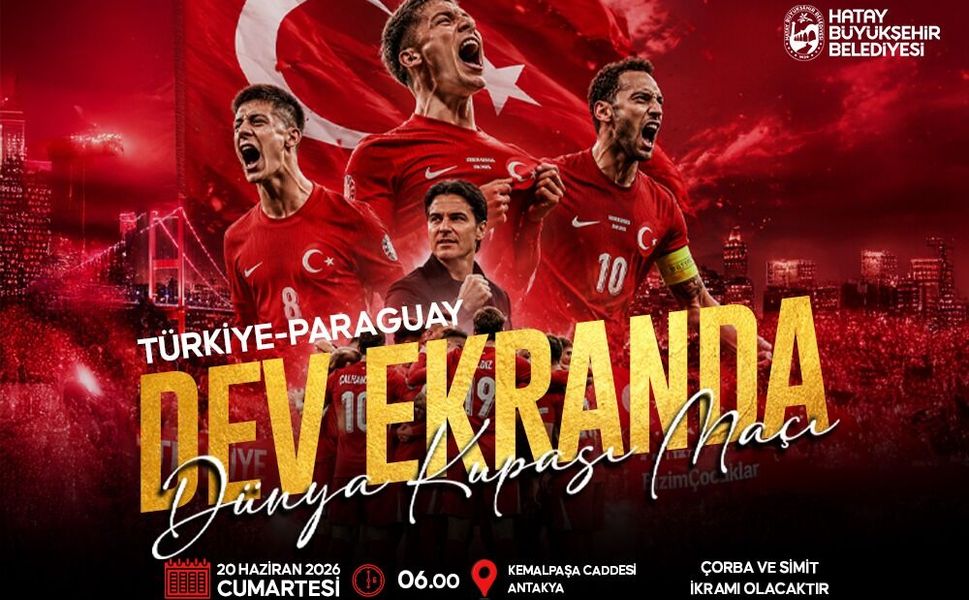HBB’den Türkiye-Paraguay Maçı İçin Dev Ekran