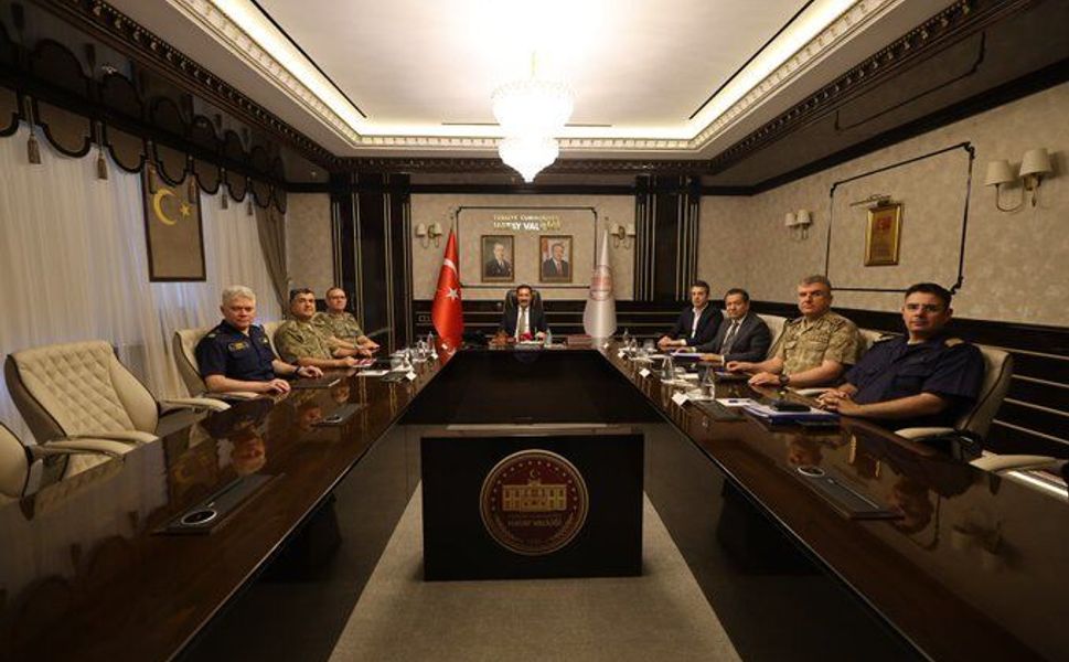 Hatay’da İl Asayiş ve Güvenlik Toplantısı Yapıldı