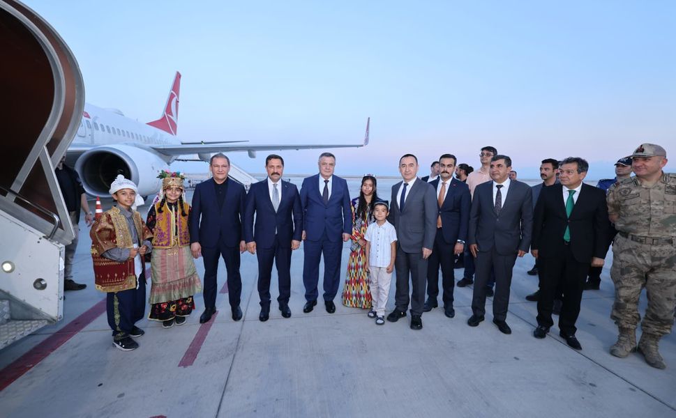 Özbekistan Meclis Başkanı Hatay'da Karşılandı!