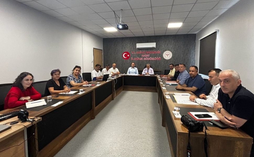 Hatay Eğitim ve Araştırma Hastanesi’nde Değerlendirme ve Koordinasyon Toplantısı