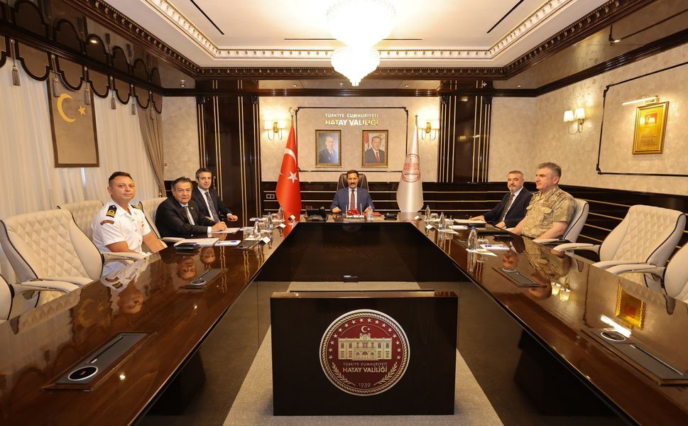 Hatay’da İl Asayiş ve Güvenlik Toplantısı Yapıldı