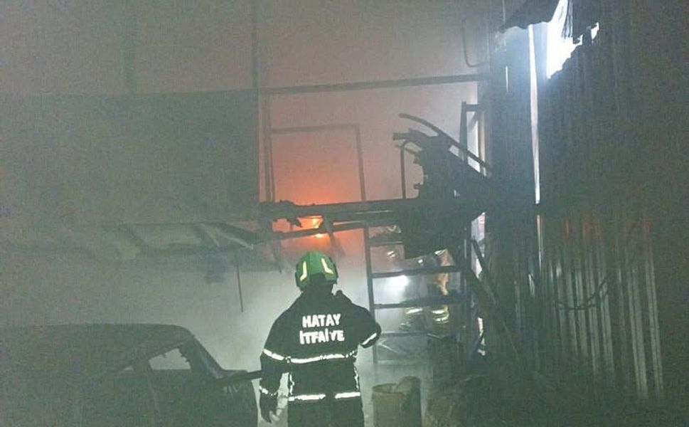 Antakya’da İş Yeri Yangını!
