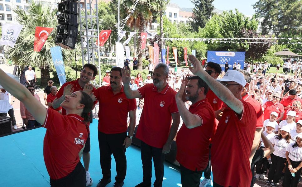 Hatay’da Uluslararası Olimpik Gün Coşkusu