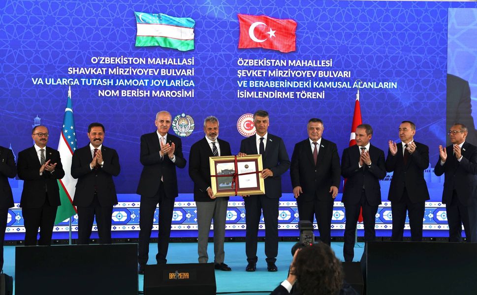 Özbekistan Mahallesi resmi törenle açıldı!