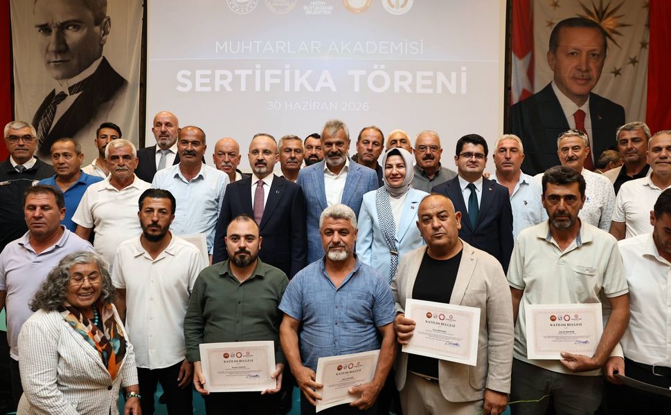 Hatay’da Muhtarlar Akademisi Sertifika Töreni Düzenlendi