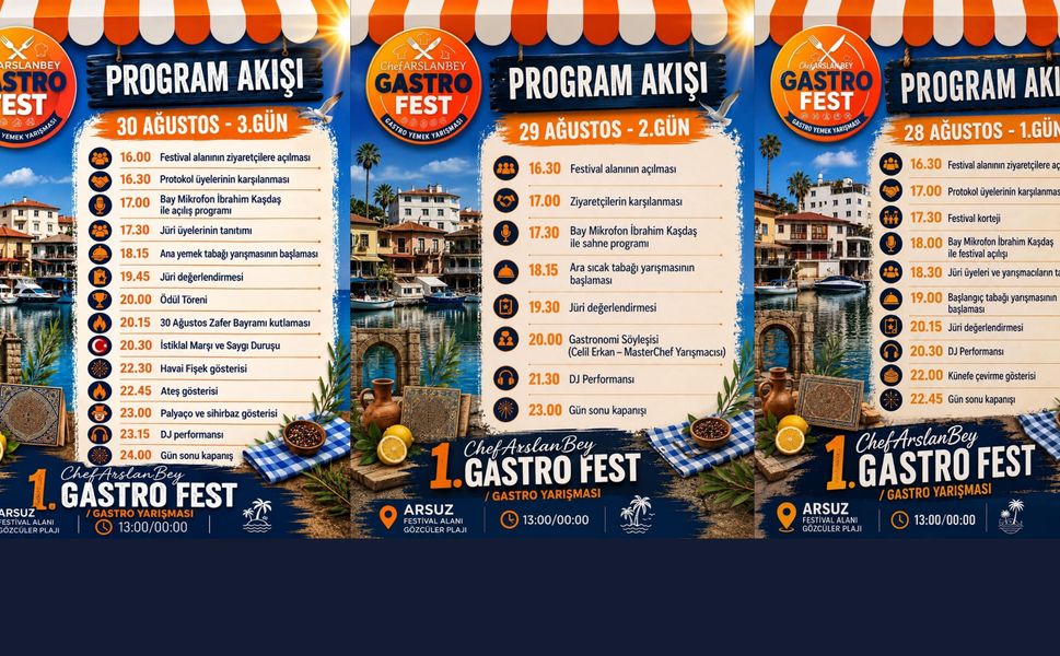 Arsuz’da Gastro Fest Heyecanı!