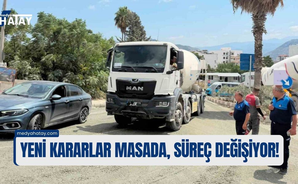Samandağ’da Çevreyi Betona Bulayan Sürücüye Ağır Fatura!