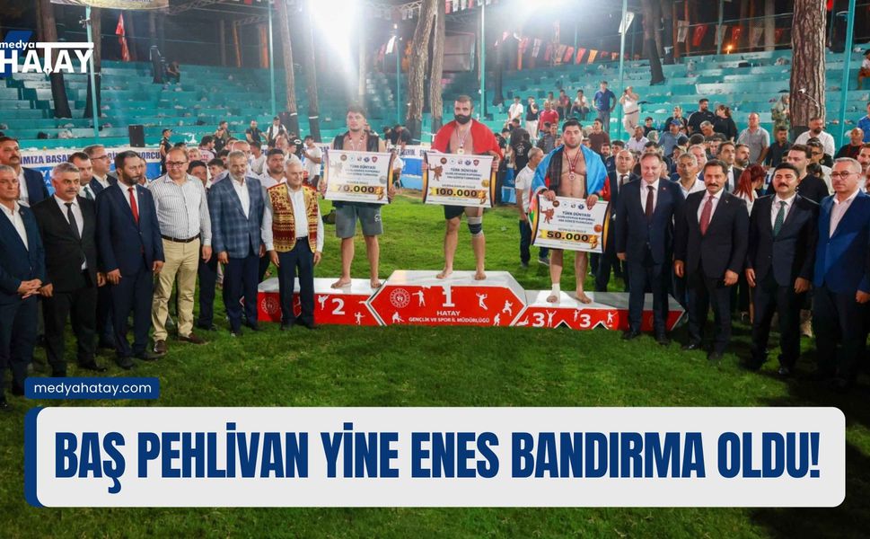 Baş Pehlivan Yine Enes Bandırma Oldu