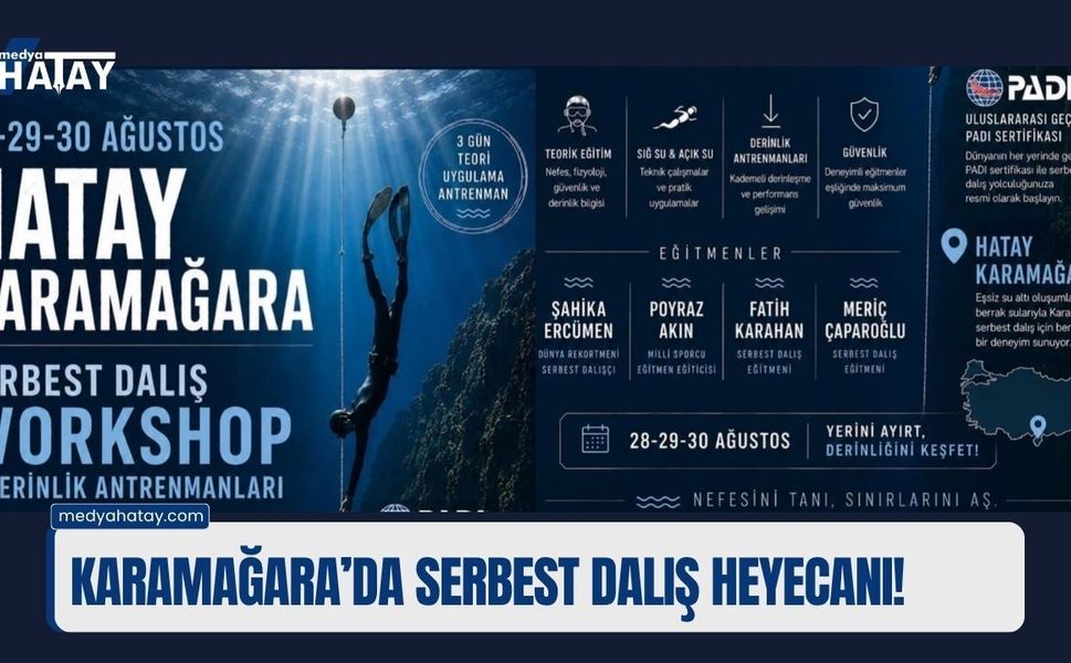 Karamağara’da Serbest Dalış Heyecanı!