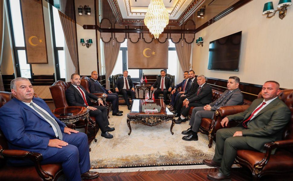 KKTC Cumhuriyet Meclisi Başkanı'ndan Vali Masatlı'ya Ziyaret