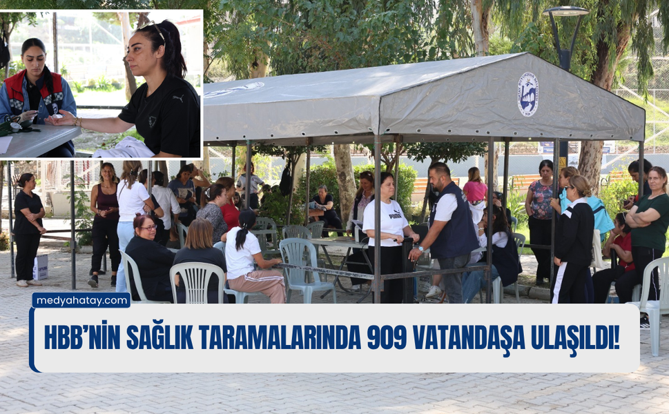 HBB’nin Sağlık Taramalarında 909 Vatandaşa Ulaşıldı!