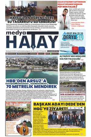 Medya Hatay 02.12.2025 Salı Gazetesi